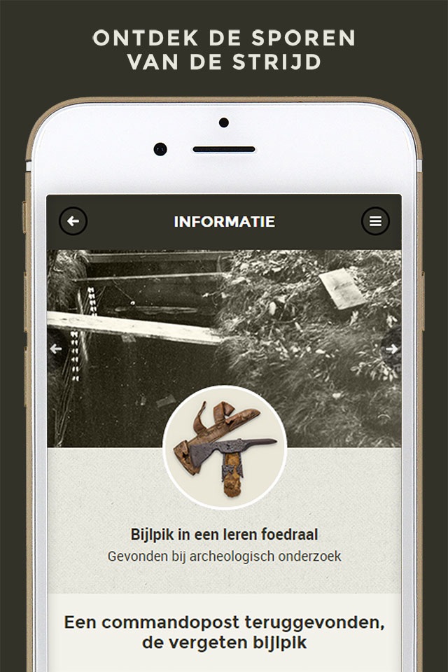 De slag om de Grebbeberg - Interactieve route screenshot 4