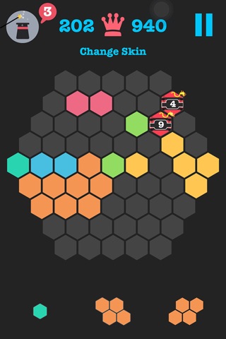 Hexatris: Block Puzzle Hex - 10/10 Bricks Hexagon Game Deluxe Mania screenshot 2