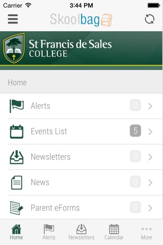 St Francis de Sales College - Skoolbag screenshot 2