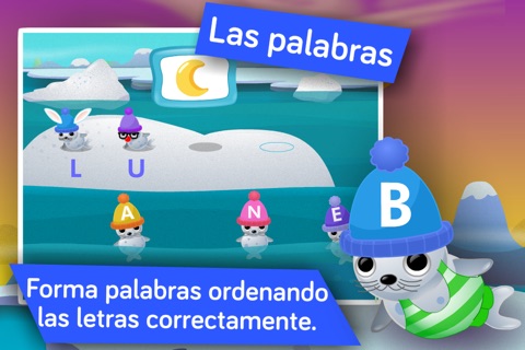 ¡Alfabeto y Palabras! Juegos educativos de ABC para niños en kinder y preescolar por Aprendes Con screenshot 2