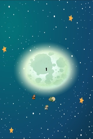 Monster Alien Moon Chase- Bouncy Astronauts Escape FREE screenshot 2