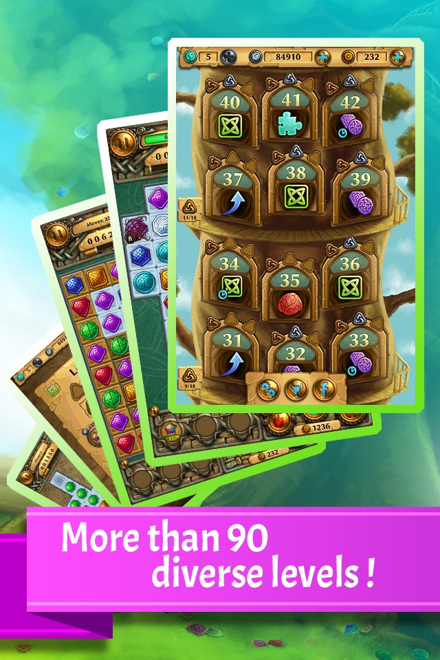 Jewel Tree: Match It free to play puzzle screenshot 2