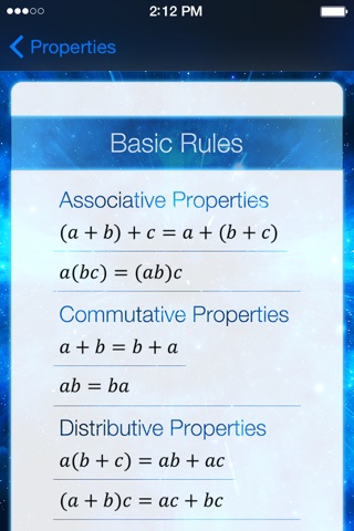 Algebra X screenshot 2