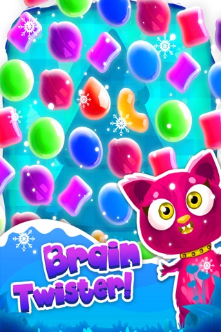 '' Frozen Ice Puzzle''' - match-3 candy game for soda mania'cs gratis screenshot 2