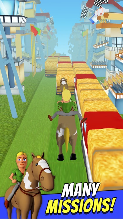 Cartoon Horse Riding Free - Horsemanship Equestrian Race Game screenshot-3