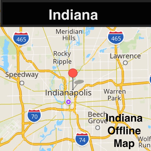 Indiana Offline Map with Traffic Cameras icon