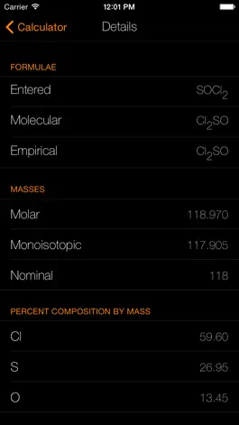 Game screenshot ChemTrix Elements, The Free Chemistry Calculator apk