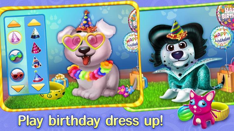 Puppy's Birthday Party - Care, Dress Up & Play! screenshot-4