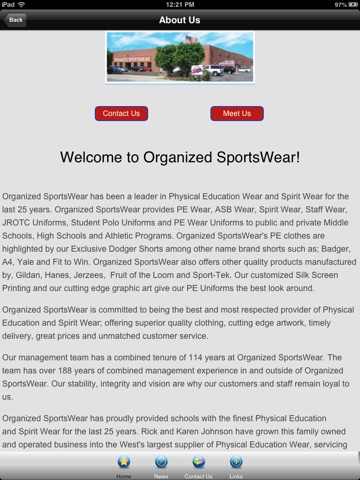 Organized SportsWear HD screenshot 3