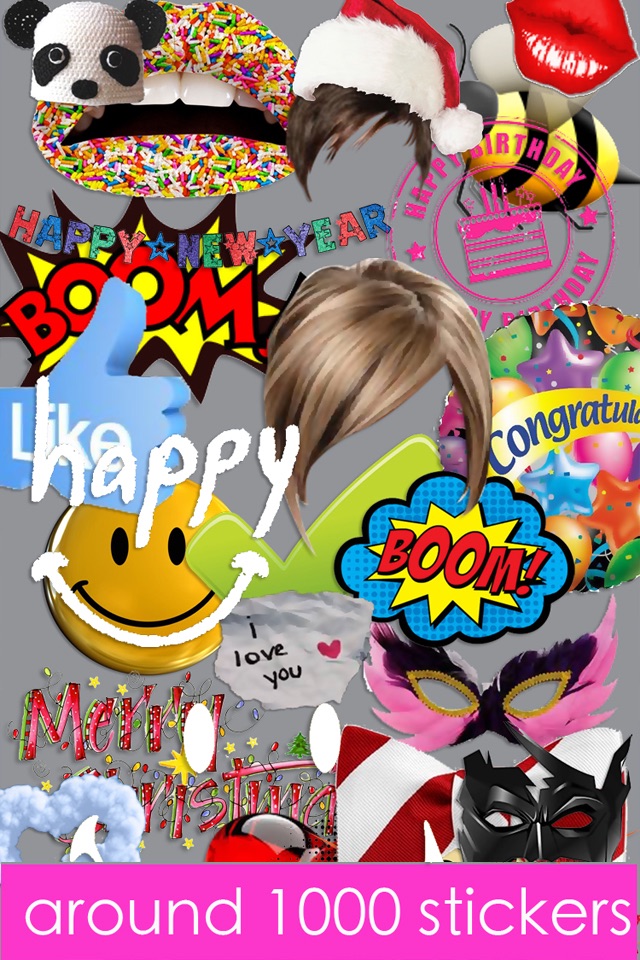 Emoji Stickers Camera (Photo Effects + Camera + Stickers + Emoji + Fun Words Meme) screenshot 2