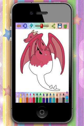 Dragons coloring book & paint fantastic animals - Premium screenshot 4