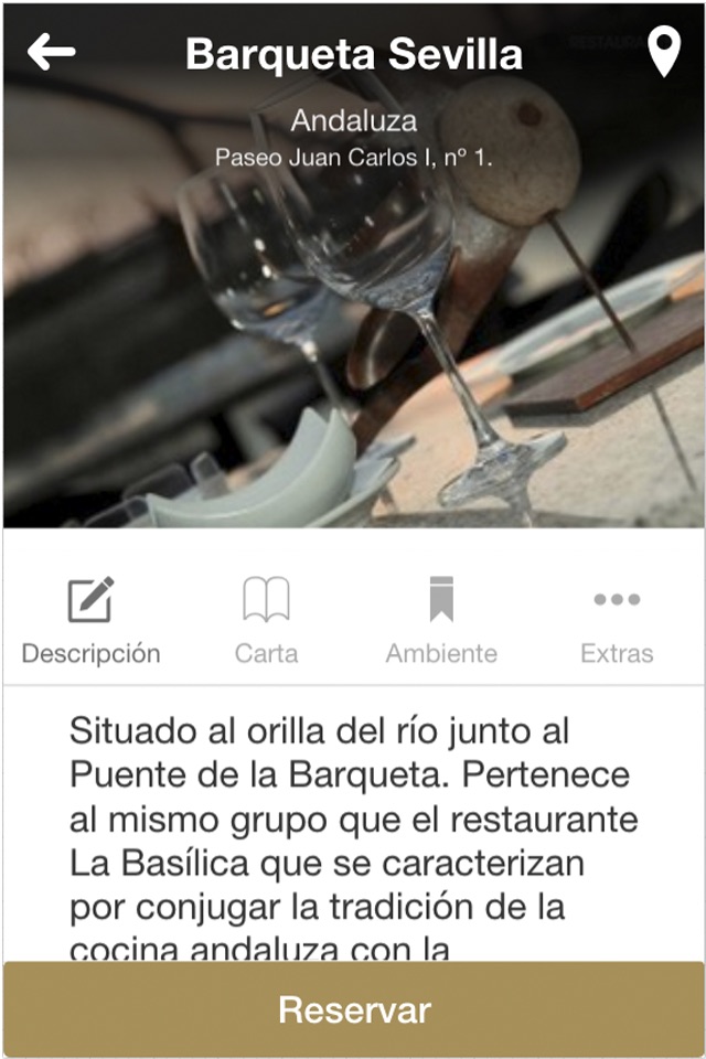 Restaurant50 - reserva en restaurantes recomendados de Sevilla, Madrid, Málaga y Valencia screenshot 4