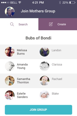 Mothers Group App screenshot 2