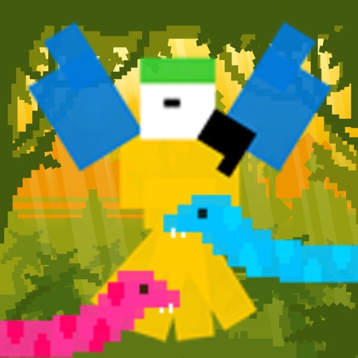 Blocky Birdie Gamie - Addictive Snake Avoid Game icon