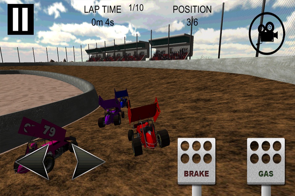 Sprint Car Dirt Track Game screenshot 4