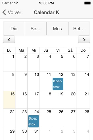 Calendar K screenshot 3