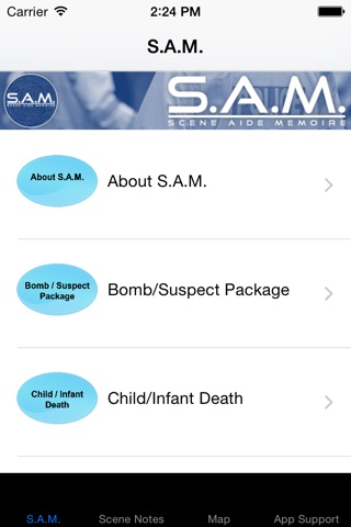 SAM App screenshot 2