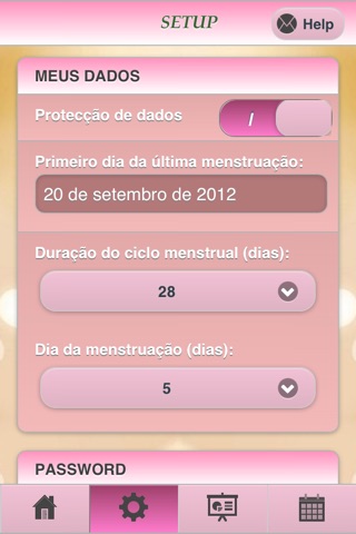 Menstruation & Fertility - Lte screenshot 2