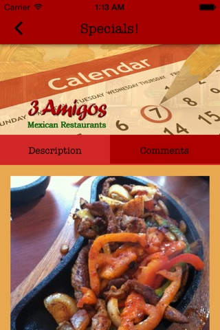 3 Amigos Mexican Restaurants screenshot 3