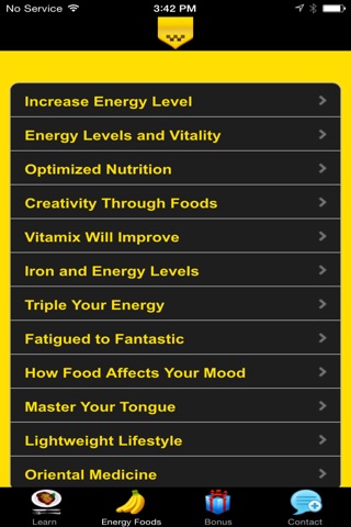 Energetic Foods - Boost Your Energy Levels screenshot 2