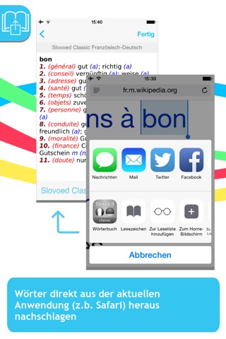 French <-> German Slovoed Classic talking dictionary screenshot 3