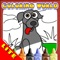 Enjoy a cherished dog and puppy dog experience while coloring 18 awesome pages of pups with Dog Coloring World