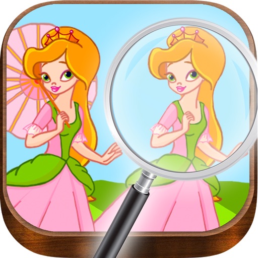 Find the difference: learning game princesses Icon