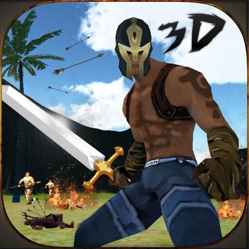 Spartan Warrior War Zone 3D Icon