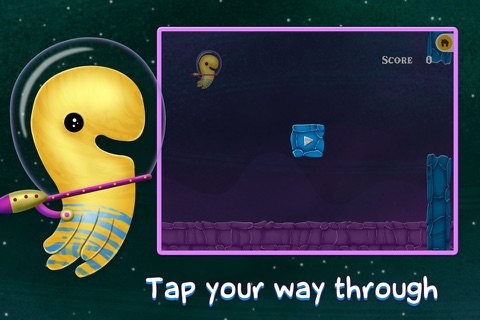 Flappy Alien Hops - Challenging Survival game FREE screenshot 3