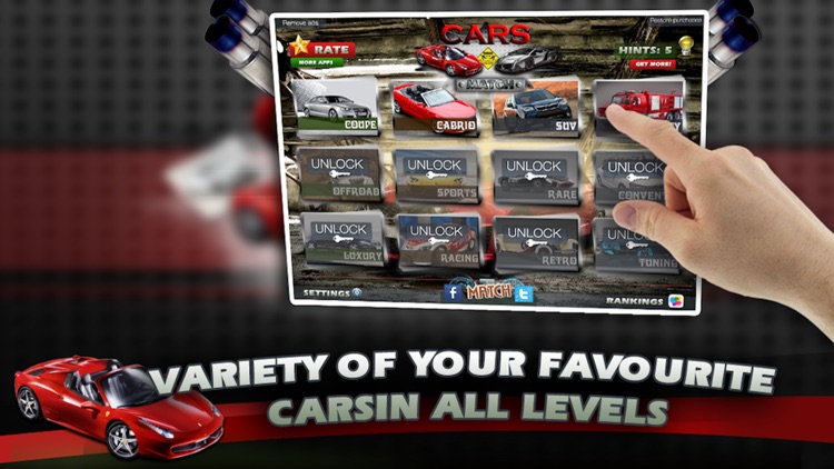 Car Match Card Memory Game Challenge screenshot-3