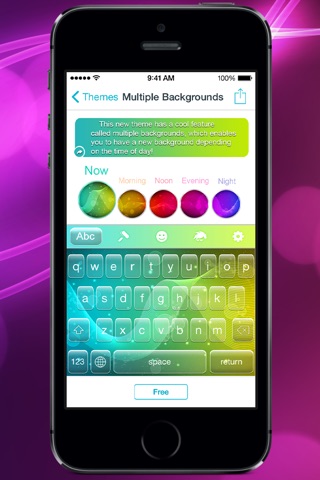 Color Vibes Keyboard - experience typing with the best custom themes extension, top stickers and emoji screenshot 3