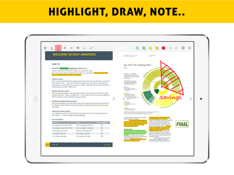 Easy Annotate - Split Screen Dual PDF Editor for Annotating and Linking Two Documents screenshot 2