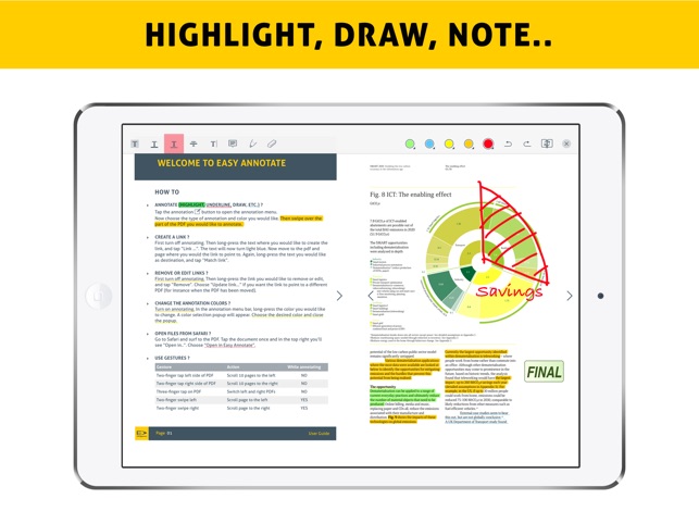 Easy Annotate - Split Screen Dual PDF Editor for Annotating (圖2)-速報App