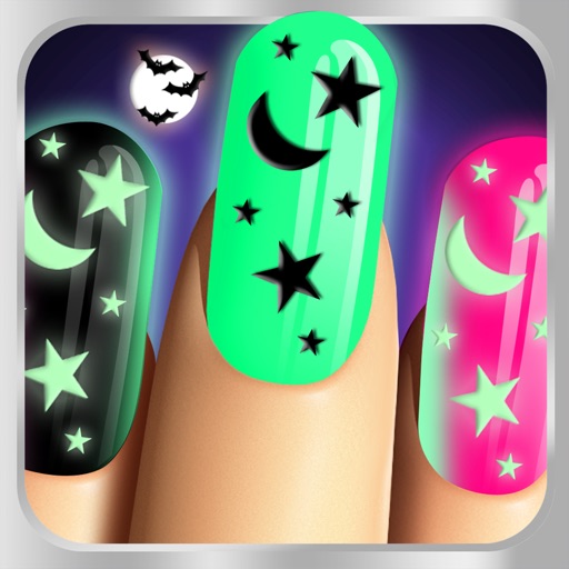 Glow Nails: Monster Manicure - Neon Nail Makeover Game