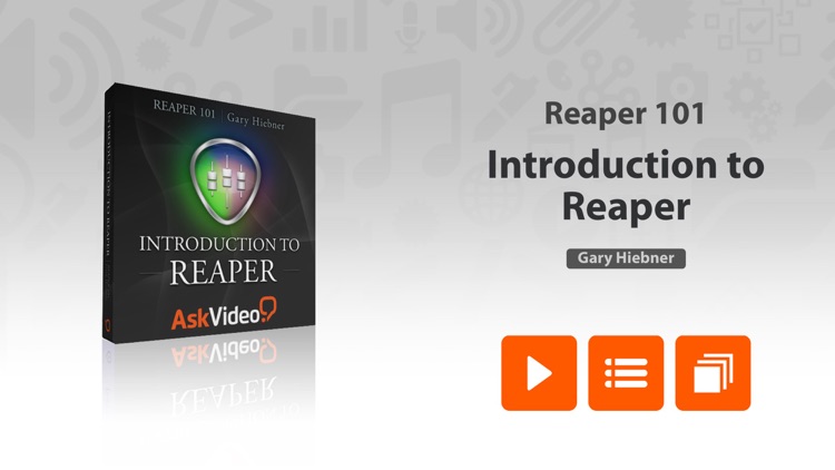 AV for Reaper 101 - Introduction to Reaper
