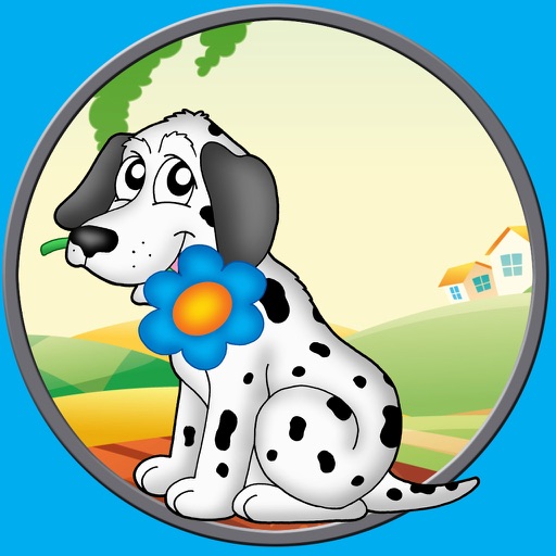 dogs and games for kids - free game icon