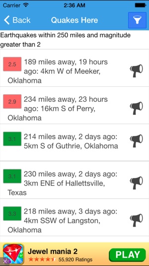 Quakes Here(圖3)-速報App