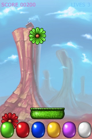 Flower Doodles Fall - Endless Arcade Falling screenshot 4