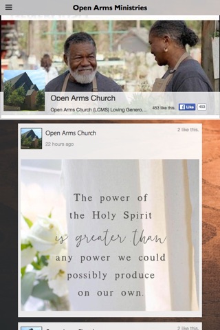 Open Arms Ministries screenshot 2