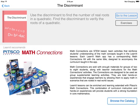 Quadratics. screenshot 2