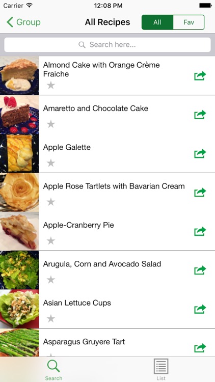 Planet Recipe for iPhone