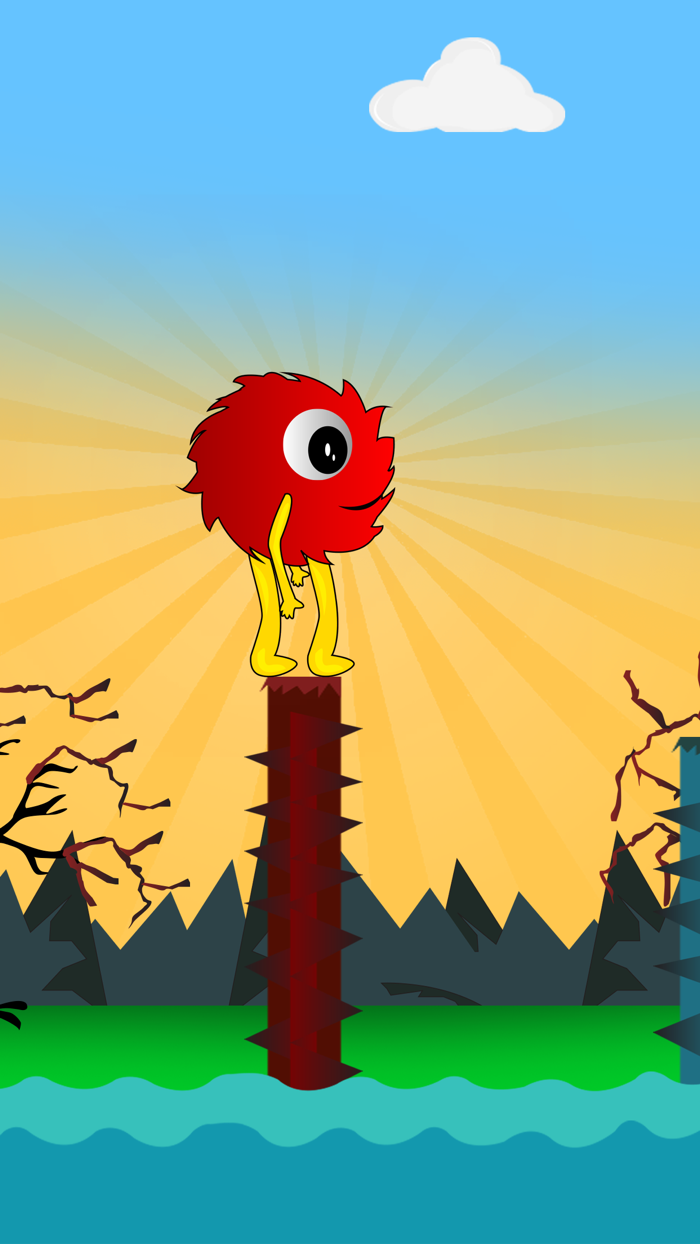 Monster Jump-Adventurous energy kid. . . Help this exited monstrous kid in the journey to his express party