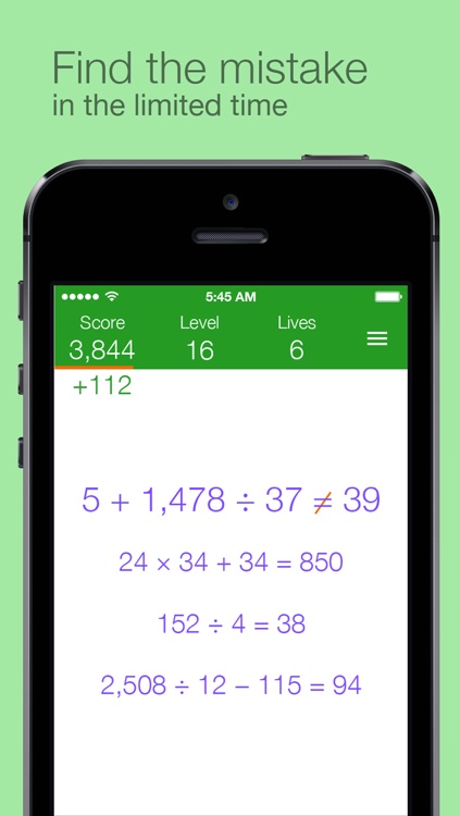 Find the Mistake: Math — practice mental arithmetic, develop attentiveness