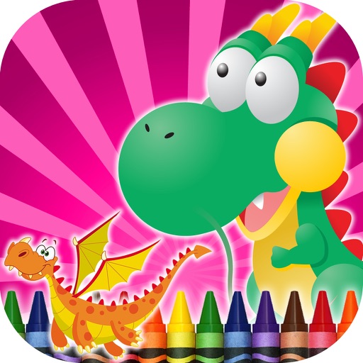Coloring Book Dragons