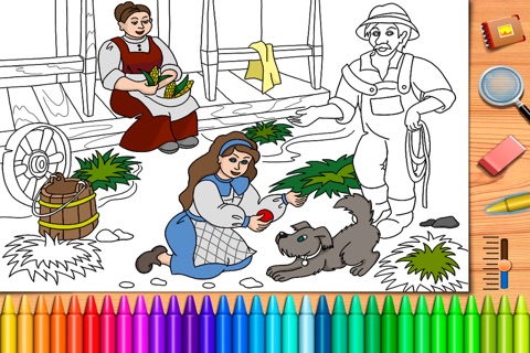 The Wonderful Wizard of Oz. Coloring book for children screenshot 2