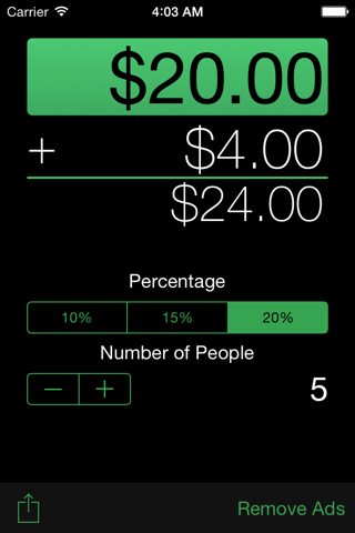 Time to Tip - The Ultimate Tip Calculator and Bill Splitter for iPhone and Apple Watch screenshot 4
