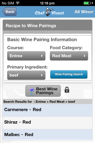 MySommelier Basic - iPhone Edition screenshot 3