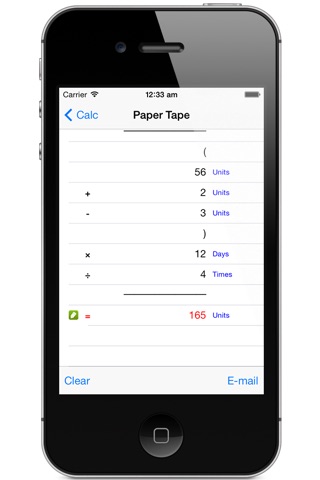 Calculator HD% - Basic Calculater App Pro with Formula Display & Notable Paper Tape for the iPad,iPhone and iPod screenshot 4