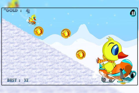 Chick Skidoo Fun Winter : The Brave Icy Frost Race screenshot 3