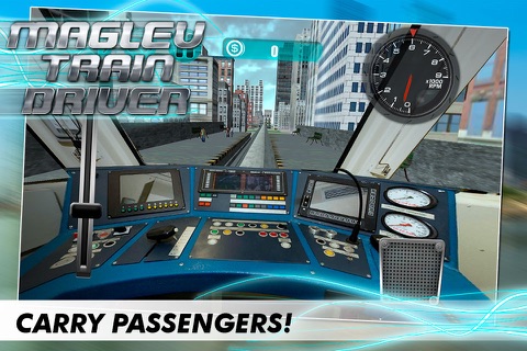 Maglev Train Driver 3D Free screenshot 2